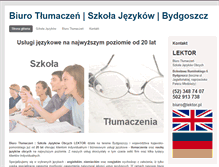 Tablet Screenshot of lektor.pl