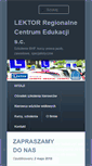 Mobile Screenshot of lektor.net.pl